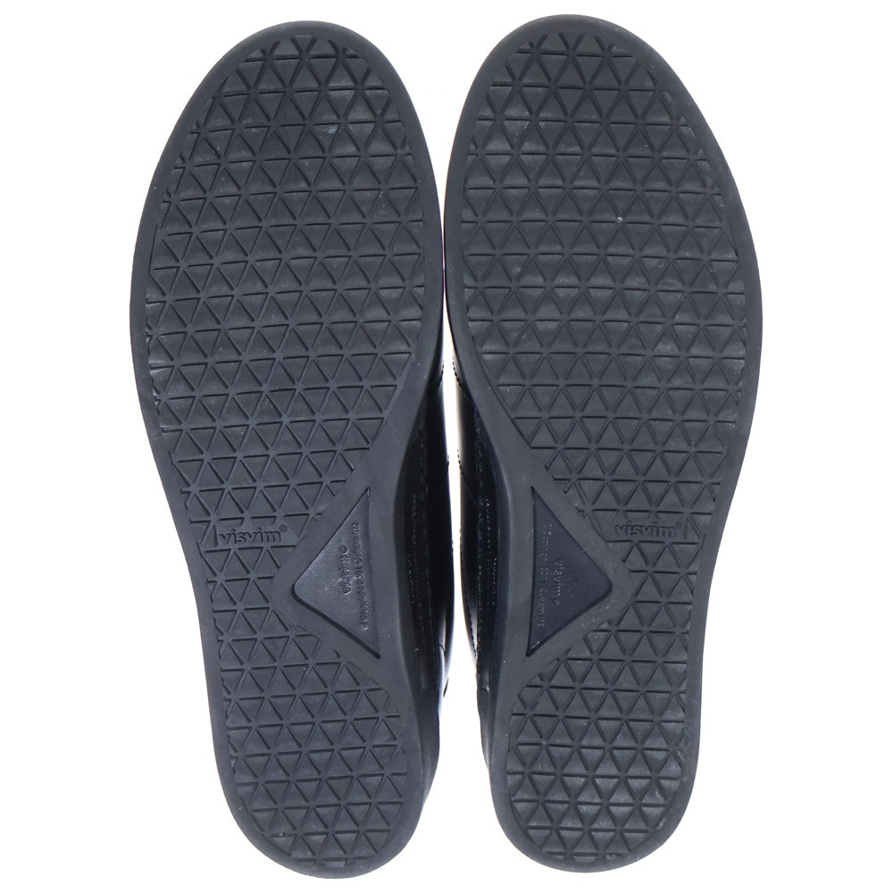 VISVIM(ヴィスヴィム) CORDA-FOLK レザーローカットスニーカー ブラック