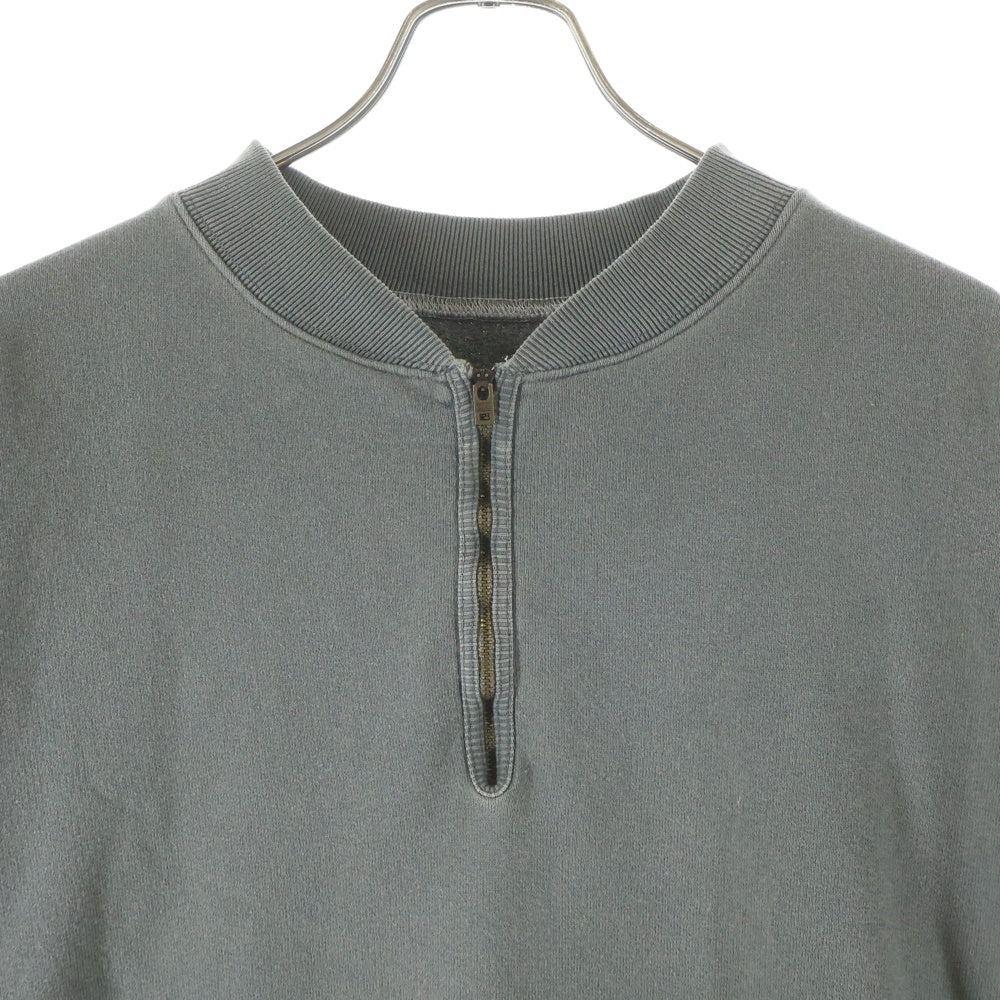 Maison Margiela(メゾンマルジェラ) 25AW ハーフジップ スウェット長袖シャツ グレージュ S50GU0242 S25570