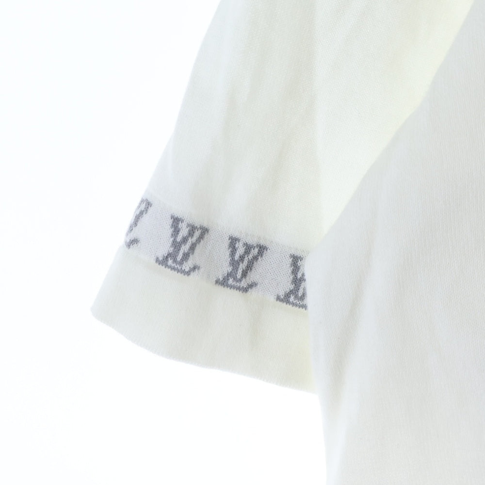 LOUIS VUITTON(ルイヴィトン) 24AW モノグラムジャガード 半袖Tシャツ カットソー ホワイト RM242MQ Z34 HRN42W
