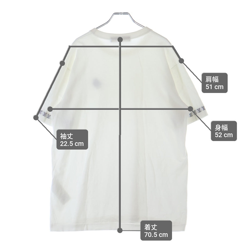 LOUIS VUITTON(ルイヴィトン) 24AW モノグラムジャガード 半袖Tシャツ カットソー ホワイト RM242MQ Z34 HRN42W
