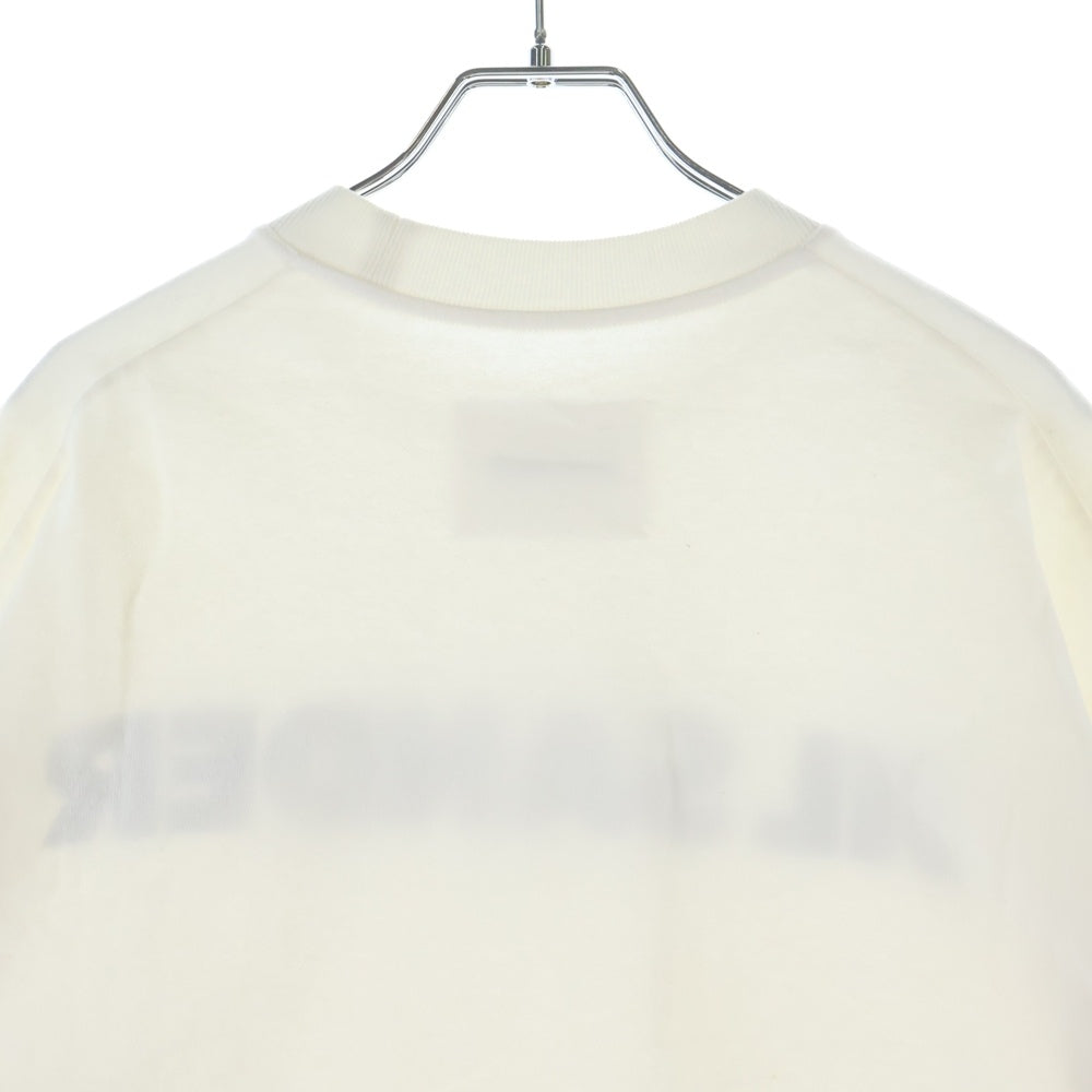 JIL SANDER(ジルサンダー) ロゴプリント コットン 半袖Tシャツ ホワイト JSMU707045