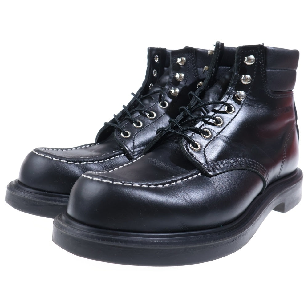 RED WING(レッド ウイング) 8133 SUPERSOLE 6INCH MOC TOE スーパーソール モックトゥ レザー レースアップブーツ ブラック US9/27cm