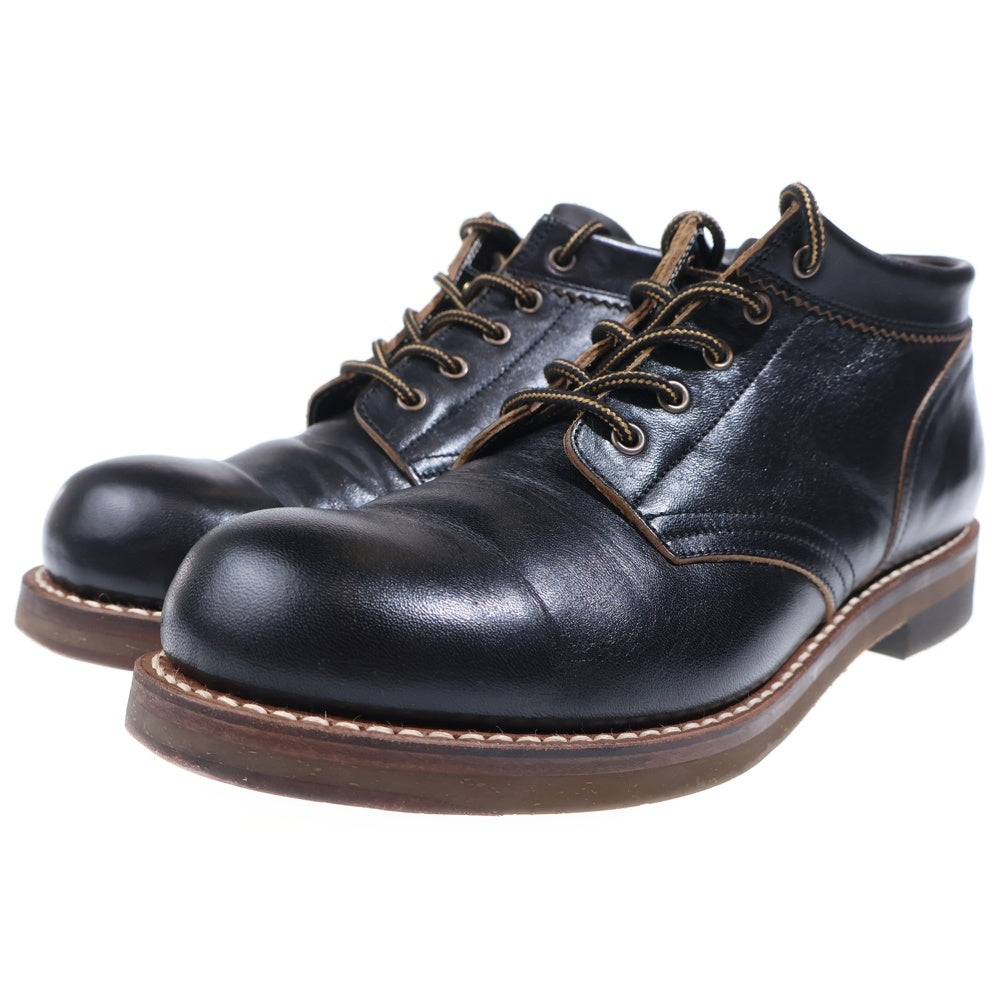 ROLLING DUB TRIO(ローリングダブトリオ) RDT-A01 COUPEN HORSEHIDE コッペン ホースハイド レザーレースアップシューズ ブーツ ブラック US9/27cm