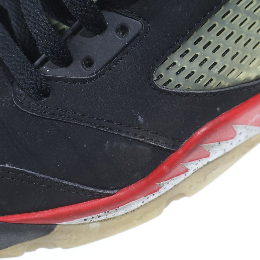 NIKE(ナイキ) AIR JORDAN 5 RETRO エアジョーダン ハイカットスニーカー ブラック US10/28cm CZ1786-001