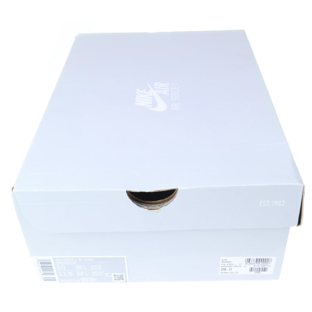 NIKE(ナイキ) AIR FORCE 1 07 エアフォース1 ローカットスニーカー ブラウン/ホワイト US10/28cm DV0804-200