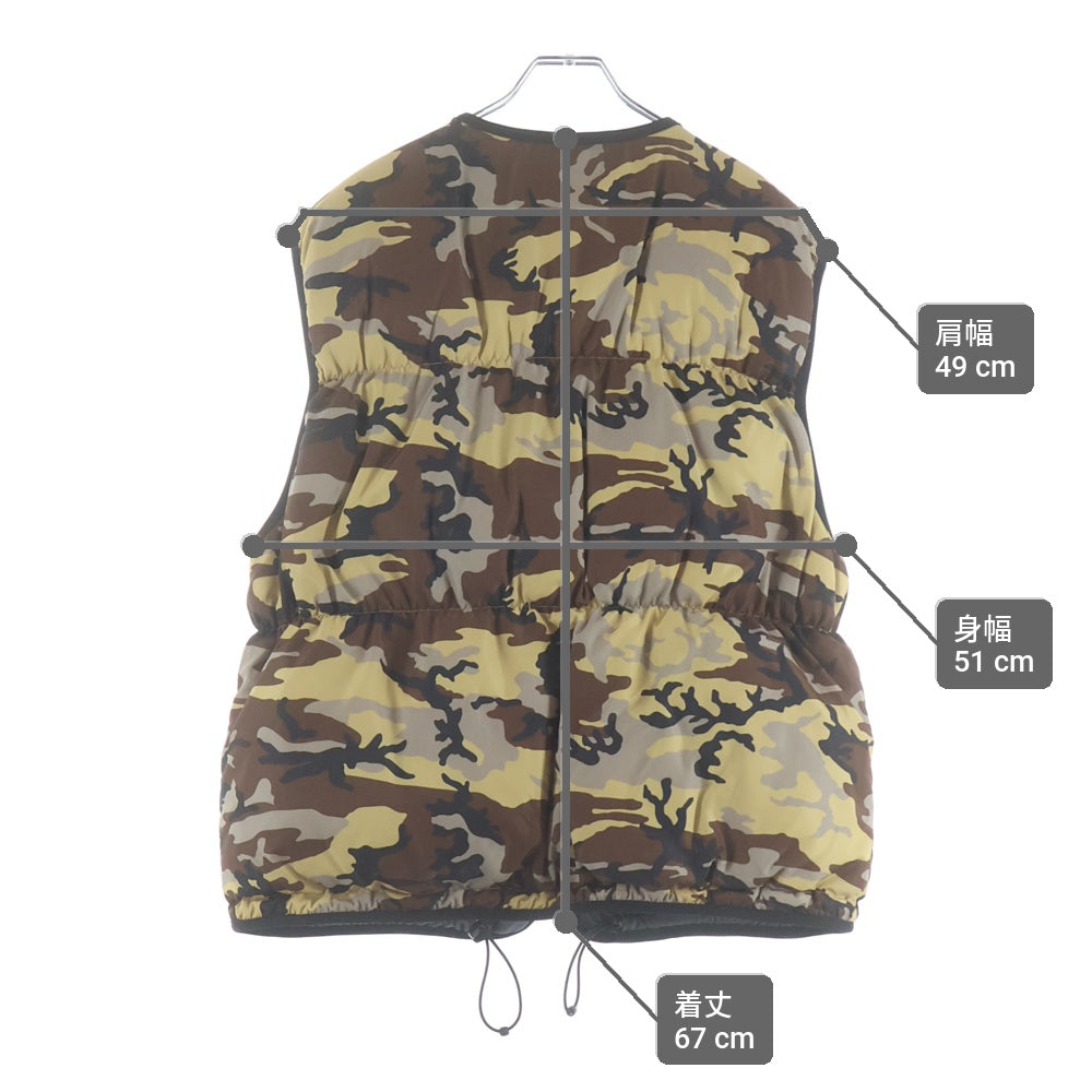 SUPREME(シュプリーム) 25SS ×Marithe + Francois Girbaud Down Puffer Vest マリテ+フランソワ ジルボー 迷彩柄 ダウン パファー ベスト マルチ