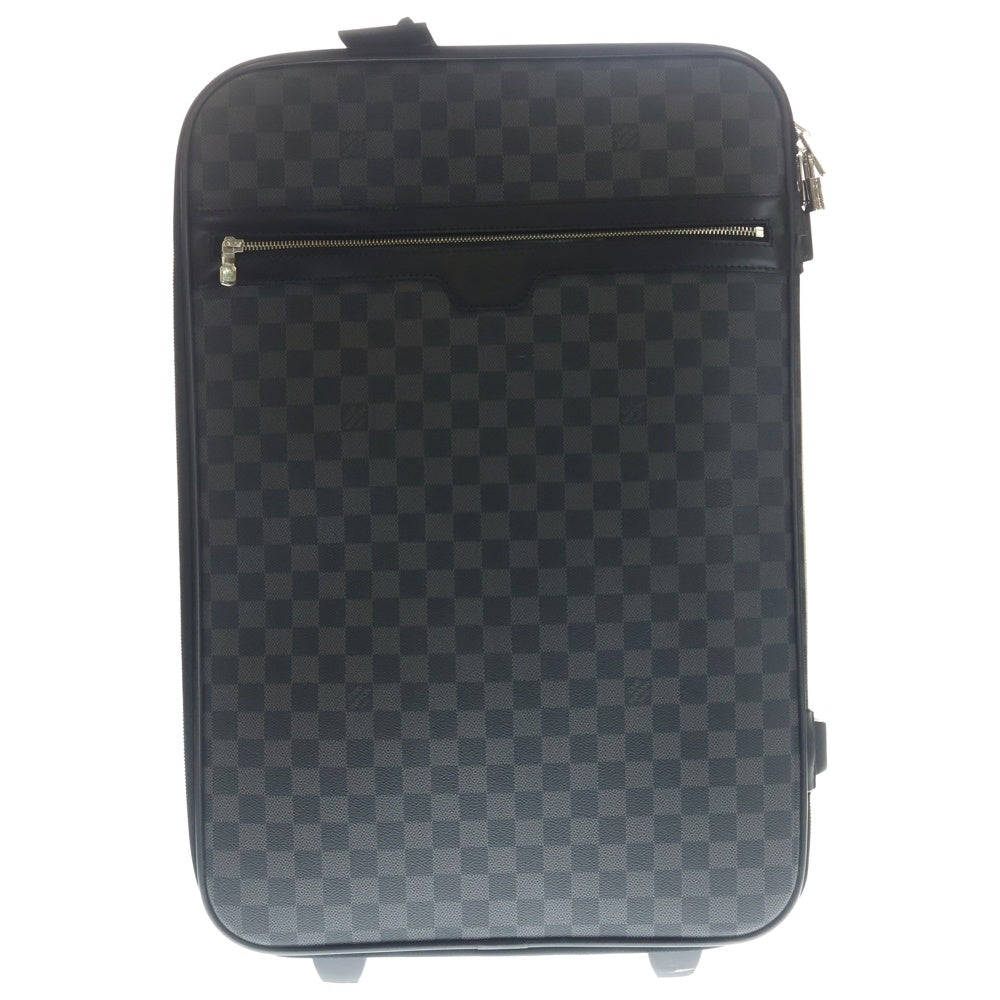 LOUIS VUITTON(ルイヴィトン) ダミエ グラフィット ペガス 55 キャリーケース ブラック N41186