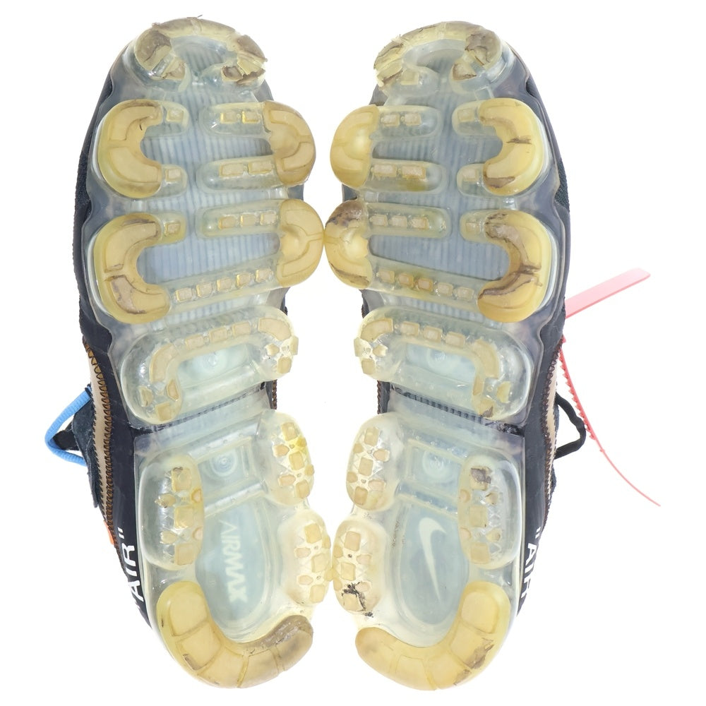 NIKE(ナイキ) ×OFF-WHITE AIR VAPORMAX FLYKNIT AA3831-002 オフホワイト エアヴェイパーマックス フライニット ローカットスニーカー ブラック US12/30cm