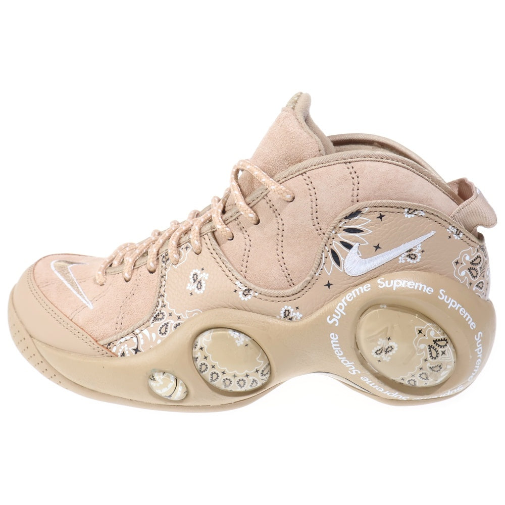 NIKE(ナイキ) ×AIR ZOOM FLIGHT 95 SP TAN DJ8604-200 シュプリーム エアズームフライト95 ハイカットスニーカー ベージュ US7/25cm