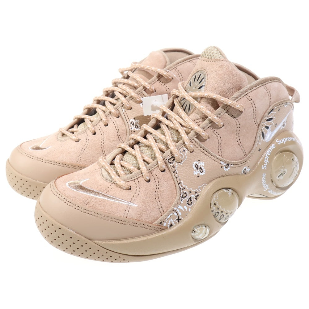 NIKE(ナイキ) ×AIR ZOOM FLIGHT 95 SP TAN DJ8604-200 シュプリーム エアズームフライト95 ハイカットスニーカー ベージュ US7/25cm