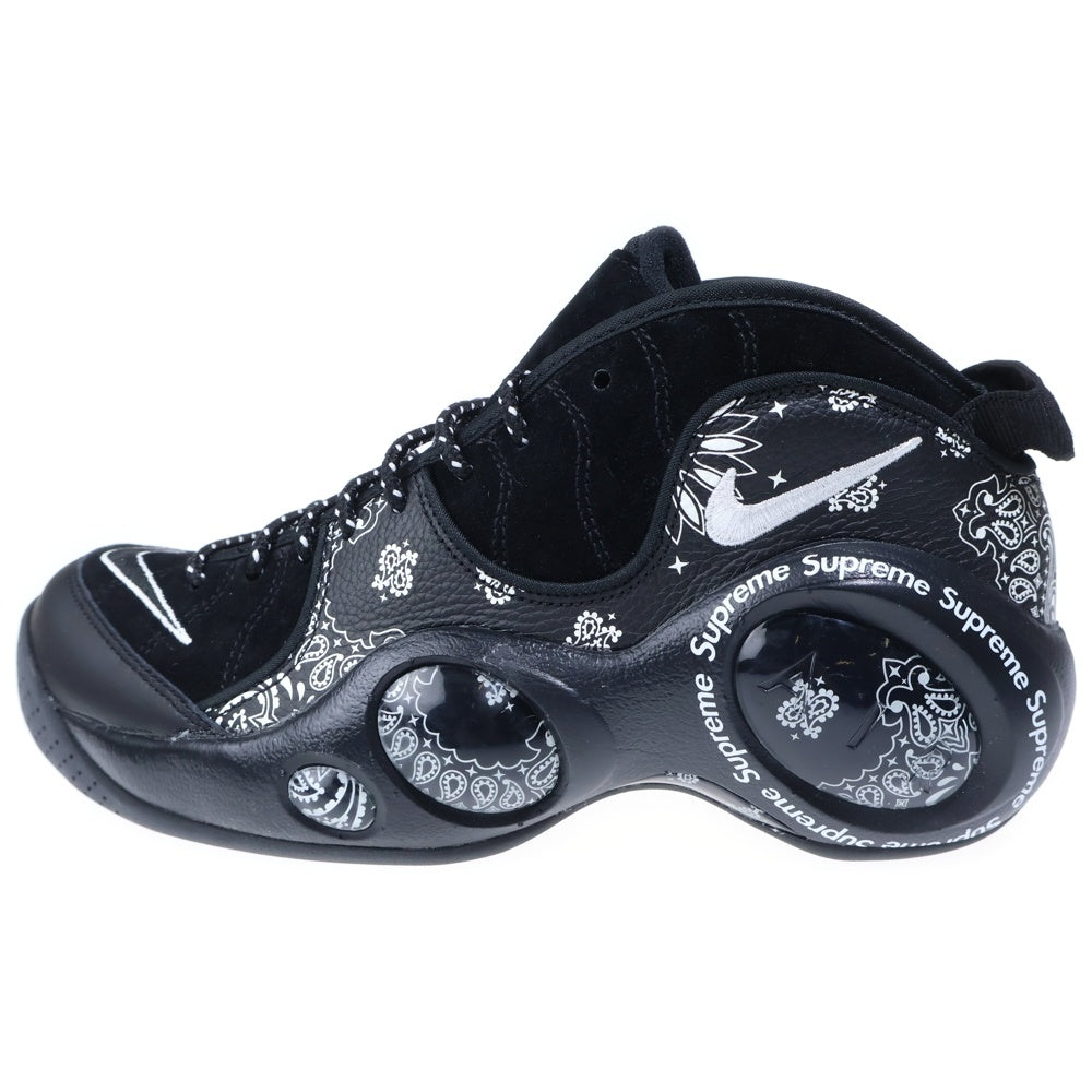 NIKE(ナイキ) ×SUPREME AIR ZOOM FLIGHT 95 DJ8604-001 シュプリーム エアズーム フライト ハイカットスニーカー ブラック US9/27cm