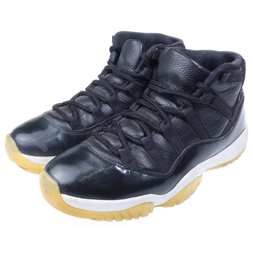 NIKE(ナイキ) AIR JORDAN 11 RETRO 378037-002 エアジョーダン11 レトロ ハイカットスニーカー ブラック US9.5/27.5cm