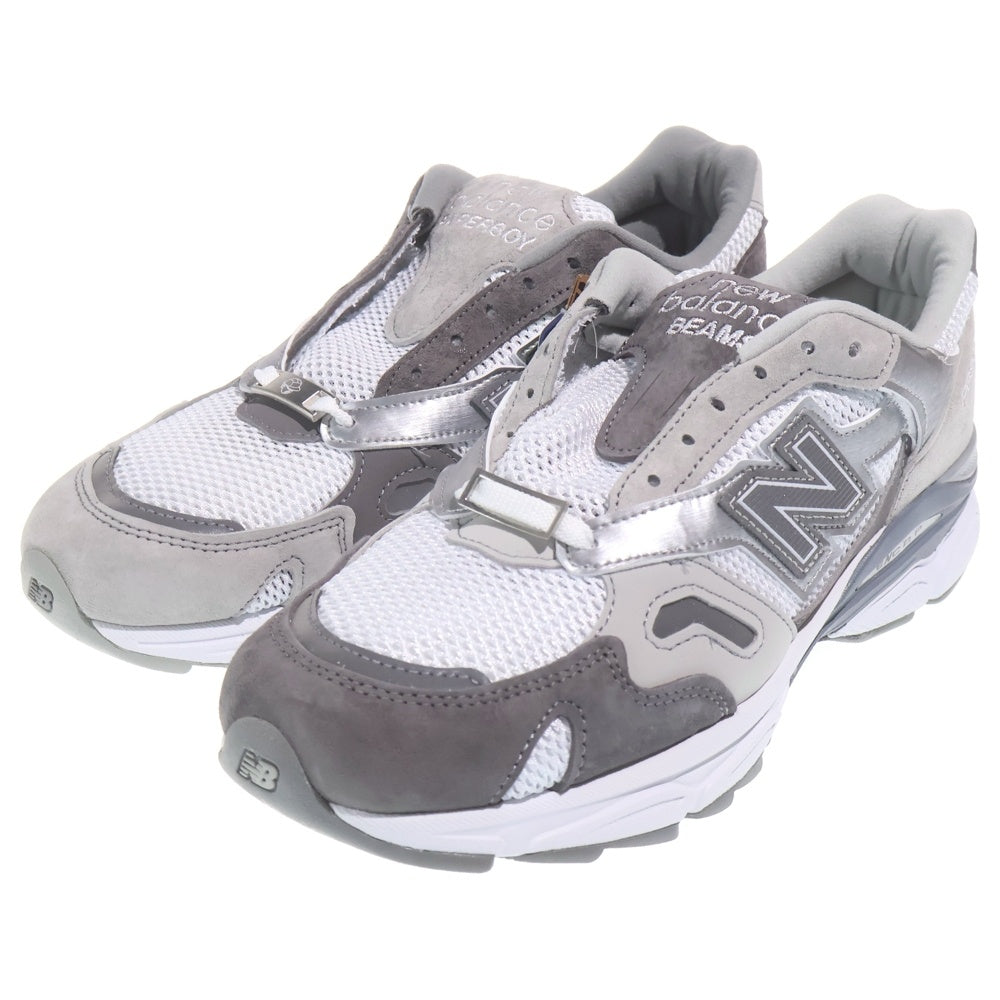New Balance(ニューバランス) ×PAPERBOY ×BEAMS 920 ペーパーボーイ ビームス ローカットスニーカー グレー/ホワイト US8/26cmM920PPB