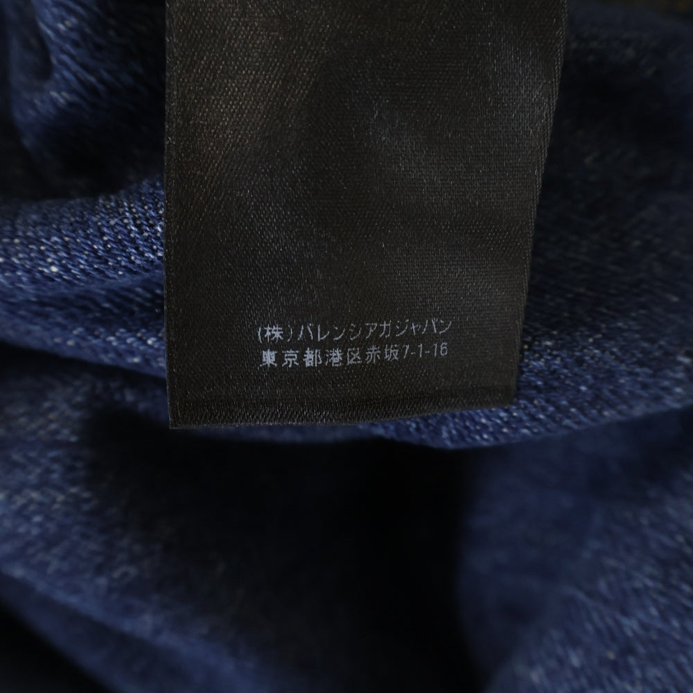 BALENCIAGA(バレンシアガ) 22AW OVERSIZED PADDED DENIM JACKET オーバーサイズ パデッド デニム ジャケット 中綿 ブルゾン インディゴ 681689 TJW92