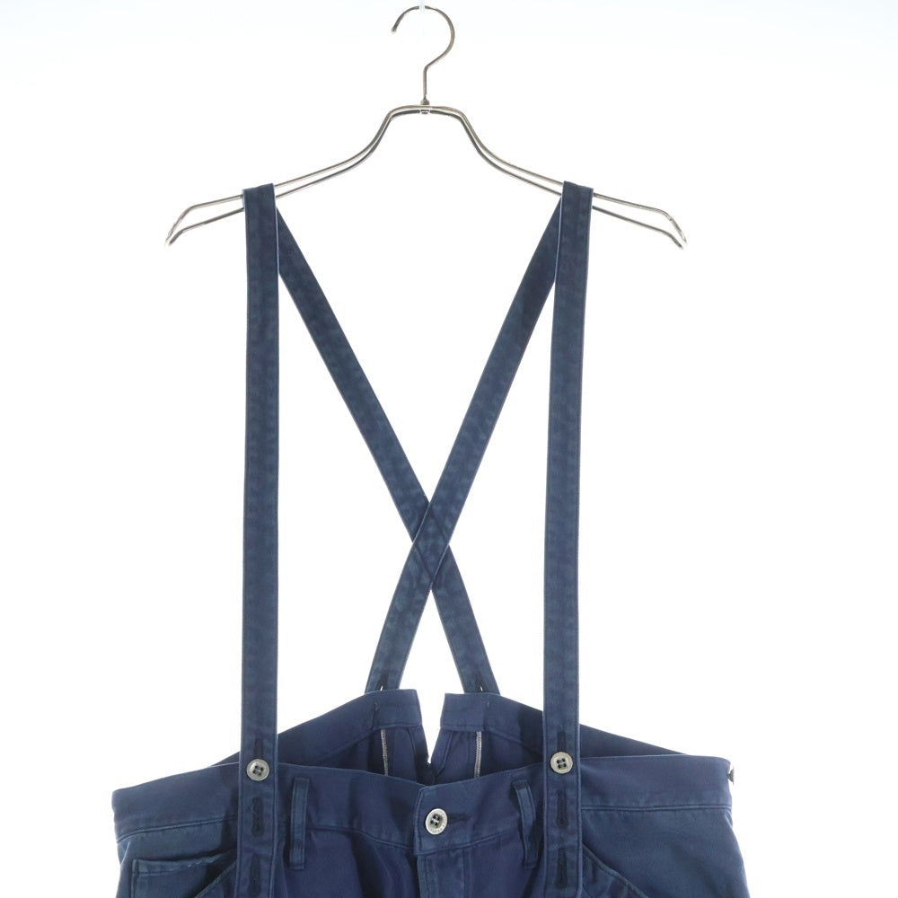 VISVIM(ヴィスヴィム) 23SS KAFKA BRACES PANTS カフカ ブレイシズ パンツ ネイビー 0123105008011