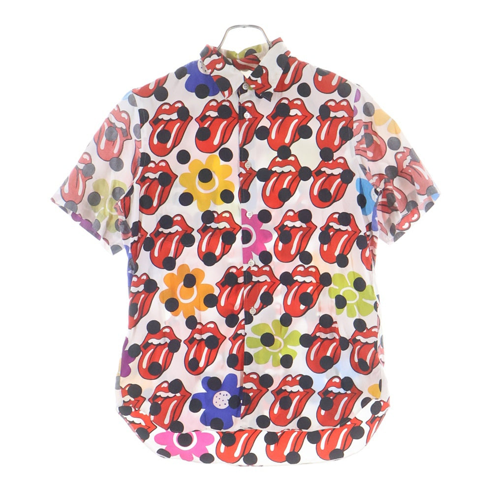 COMME des GARCONS HOMME PLUS(コムデギャルソンオムプリュス) 06SS ×Rolling Stones ローリングストーンズ 総柄 半袖シャツ マルチ PQ-B028