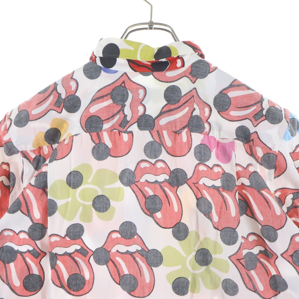 COMME des GARCONS HOMME PLUS(コムデギャルソンオムプリュス) 06SS ×Rolling Stones ローリングストーンズ 総柄 半袖シャツ マルチ PQ-B028