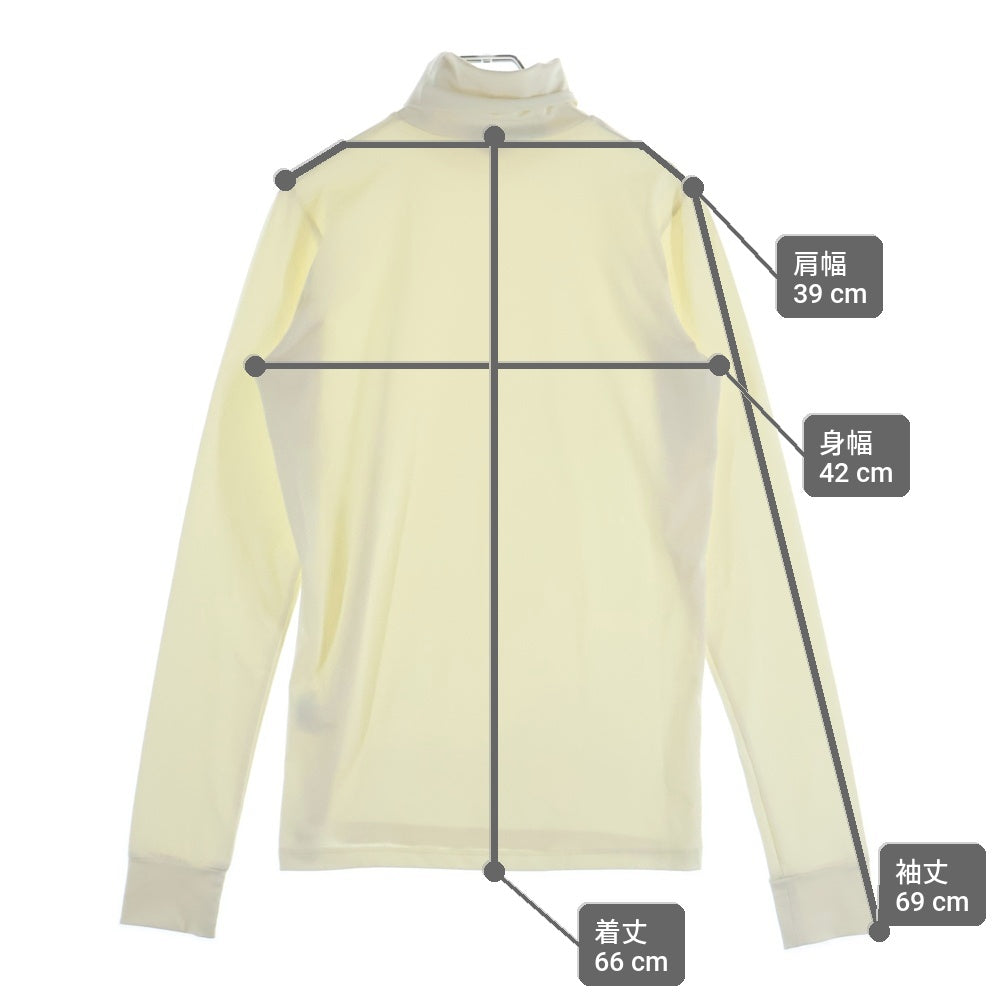 RAF SIMONS(ラフシモンズ) 03AW ロゴ刺繍 タートルネック カットソー ホワイト