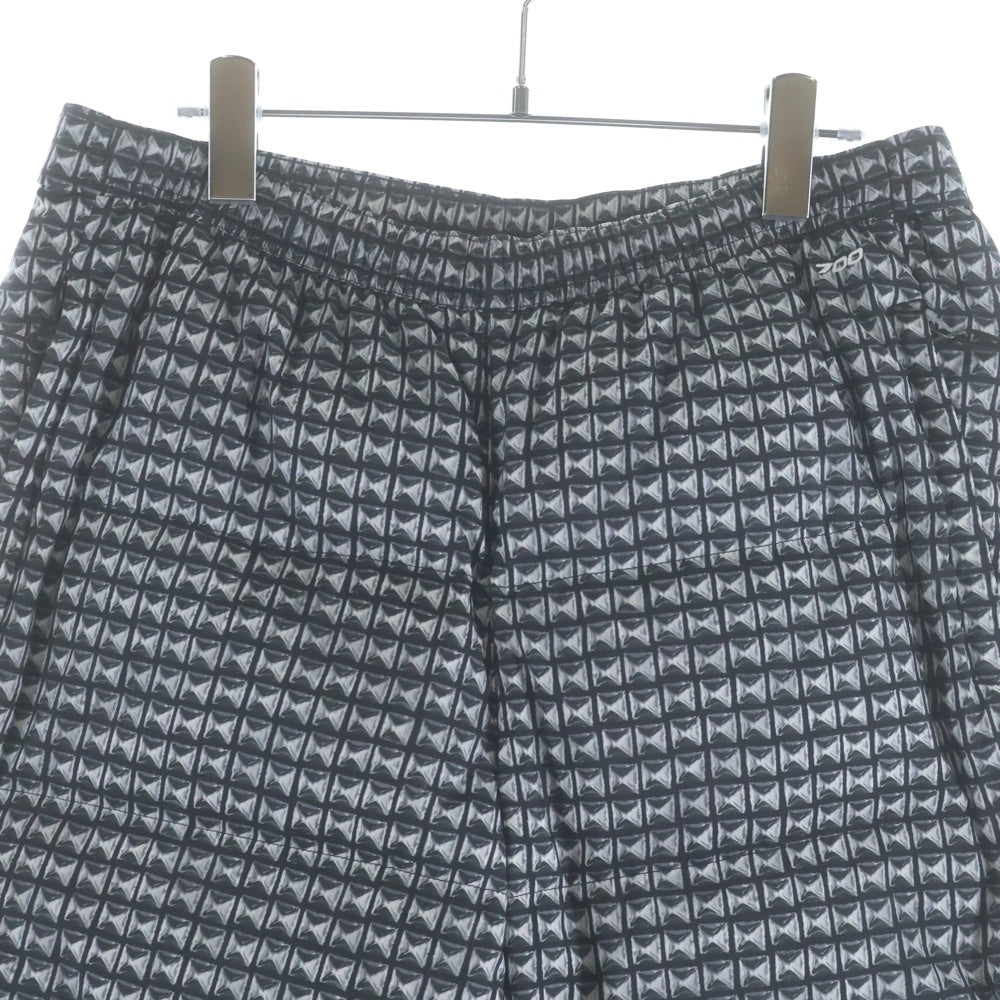 SUPREME(シュプリーム) 21SS ×THE NORTH FACE Studded Nuptse Pant ザノースフェイス スタッズヌプシパンツ 総柄 トラウザー ブラック/シルバー ND42101I