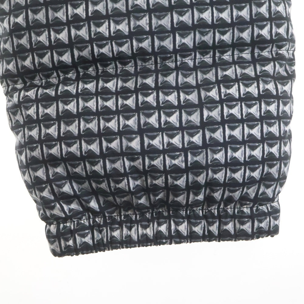 SUPREME(シュプリーム) 21SS ×THE NORTH FACE Studded Nuptse Pant ザノースフェイス スタッズヌプシパンツ 総柄 トラウザー ブラック/シルバー ND42101I