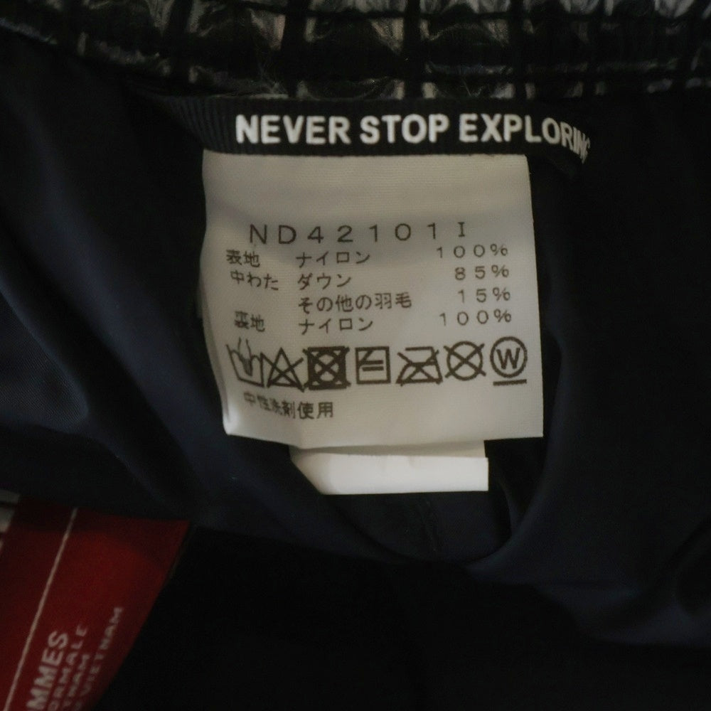 SUPREME(シュプリーム) 21SS ×THE NORTH FACE Studded Nuptse Pant ザノースフェイス スタッズヌプシパンツ 総柄 トラウザー ブラック/シルバー ND42101I