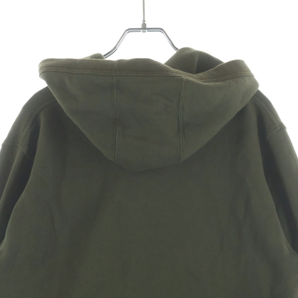 THOM BROWNE(トムブラウン) 4BAR スウェット フーデッド カーディガン カーキ MJT003AK8029