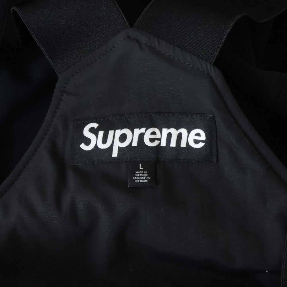 SUPREME(シュプリーム) 24AW WINDSTOPPER Overall GORETEX ウインドストッパー ゴアテックス オーバーオール オールインワン ブラック