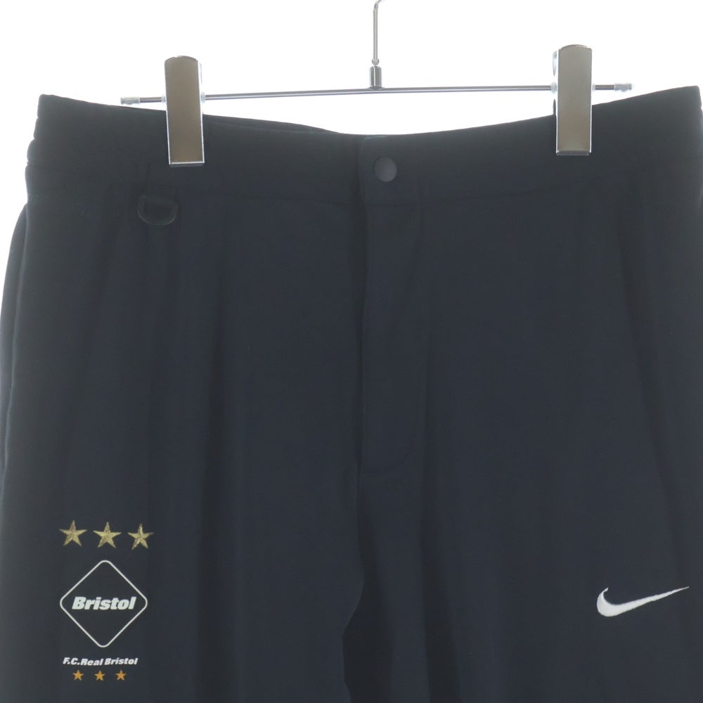 NIKE(ナイキ) ×F.C.Real Bristol ロゴ刺繍 トラックパンツ トラウザー ブラック 716118-010
