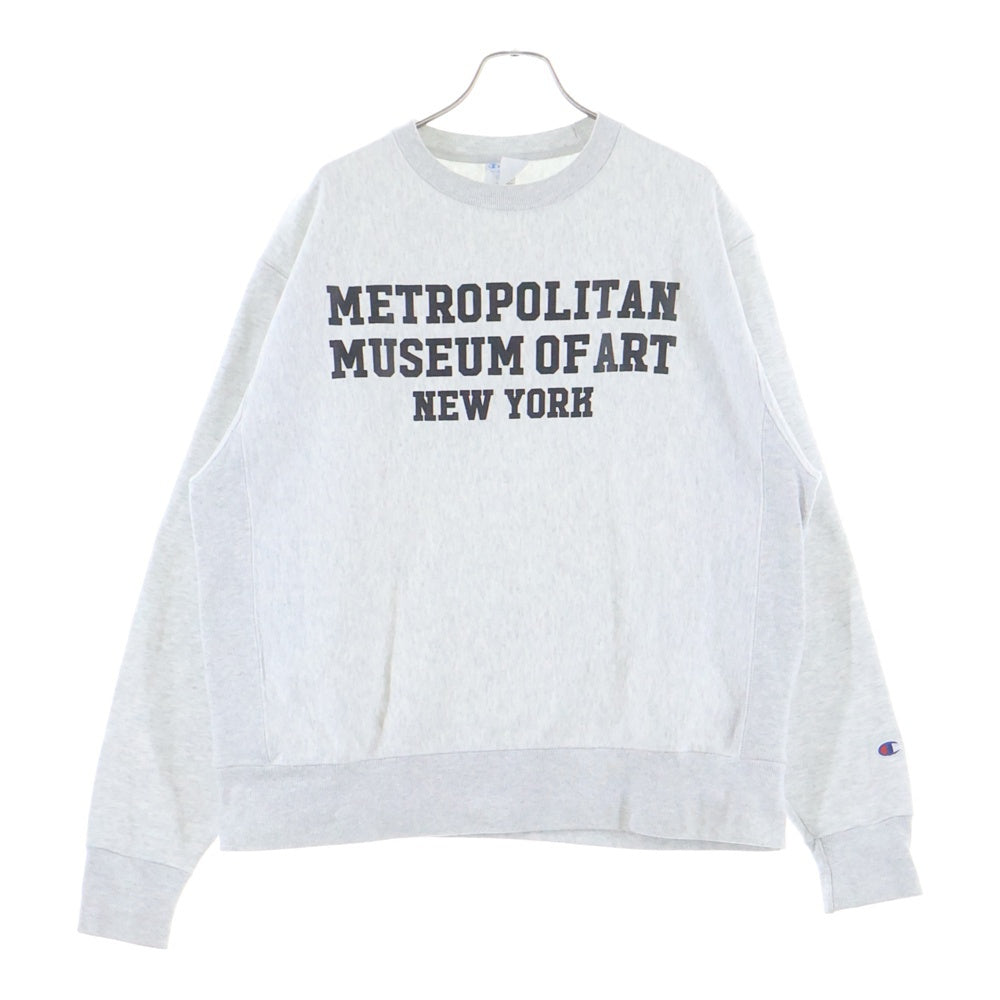 CHAMPION(チャンピオン) REVERSE WEAVE METROPOLITAN MUSEUM OF ART リバースウィーブ メトロポリタン美術館 スウェットシャツ トレーナー グレー