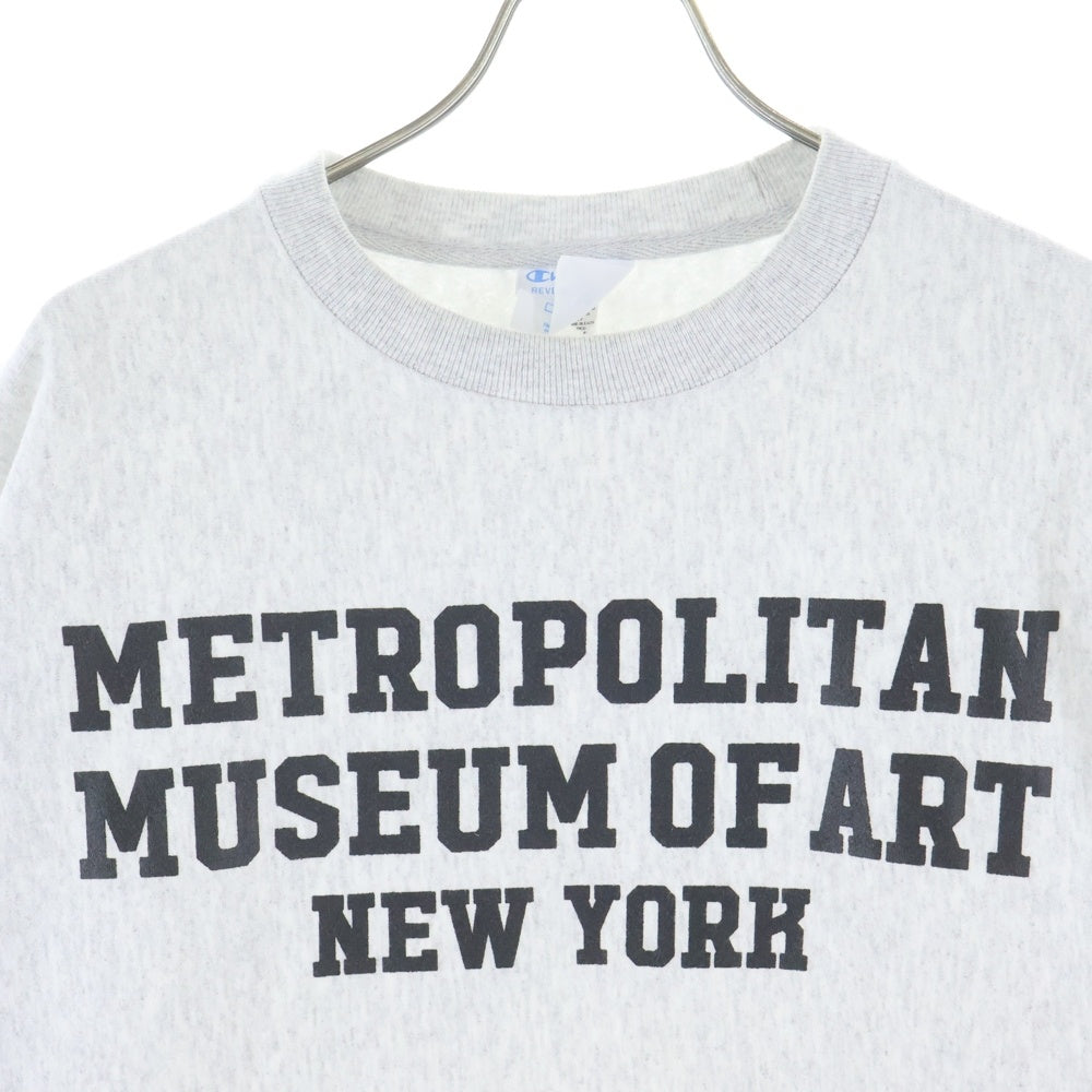 CHAMPION(チャンピオン) REVERSE WEAVE METROPOLITAN MUSEUM OF ART リバースウィーブ メトロポリタン美術館 スウェットシャツ トレーナー グレー