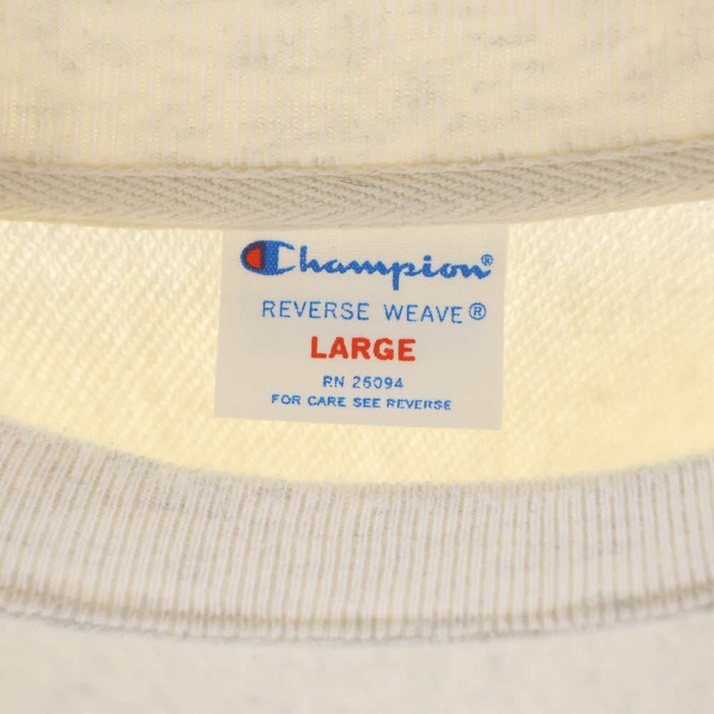 SOPHNET.(ソフネット) ×Champion Reverse Weave Crew チャンピオン リバースウィーブ クルーネックスウェットトレーナー アイボリー C8-Z009