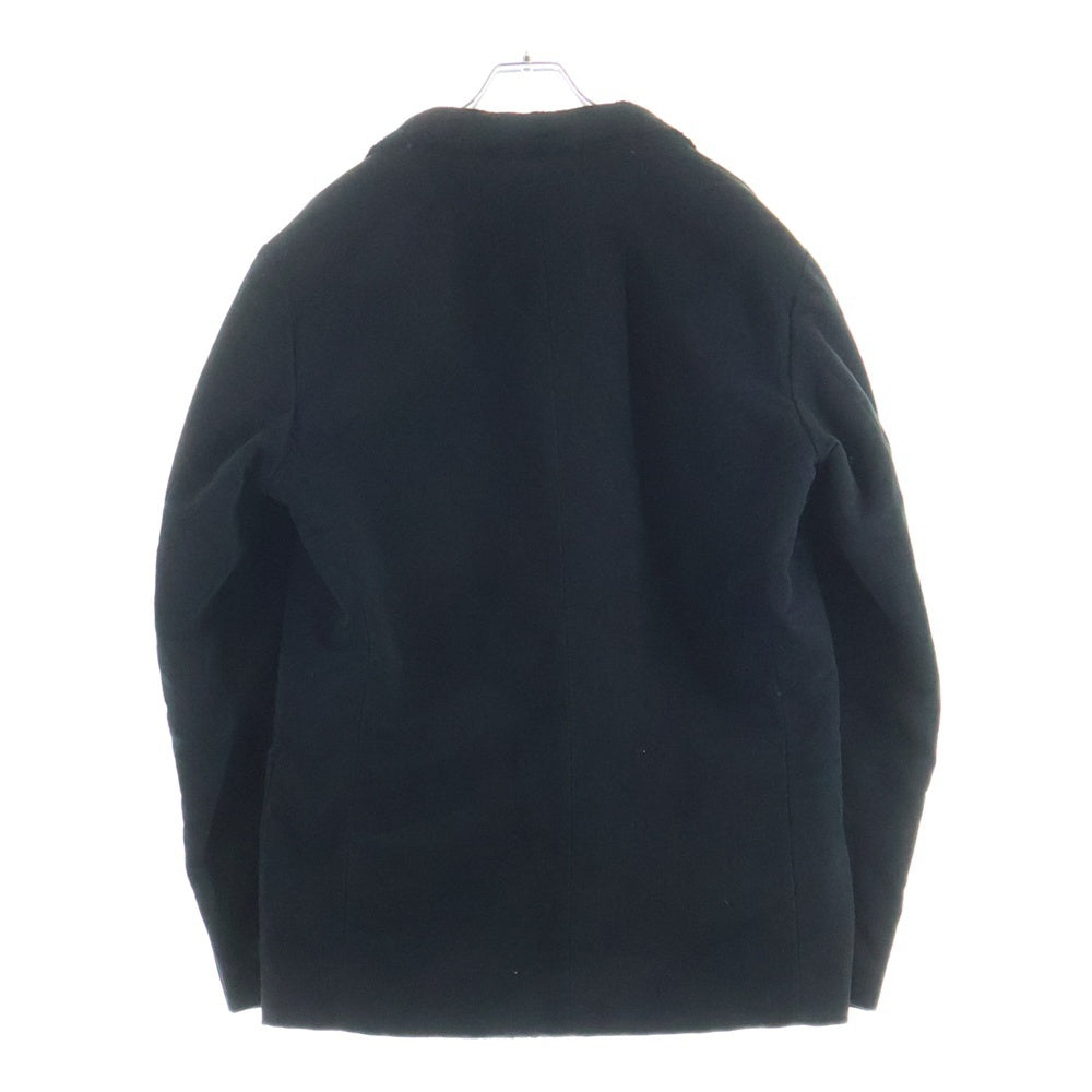ARMANI COLLEZIONI(アルマーニ コレツィオーニ) ボアライナー 3B コットン テーラードジャケット ブラック