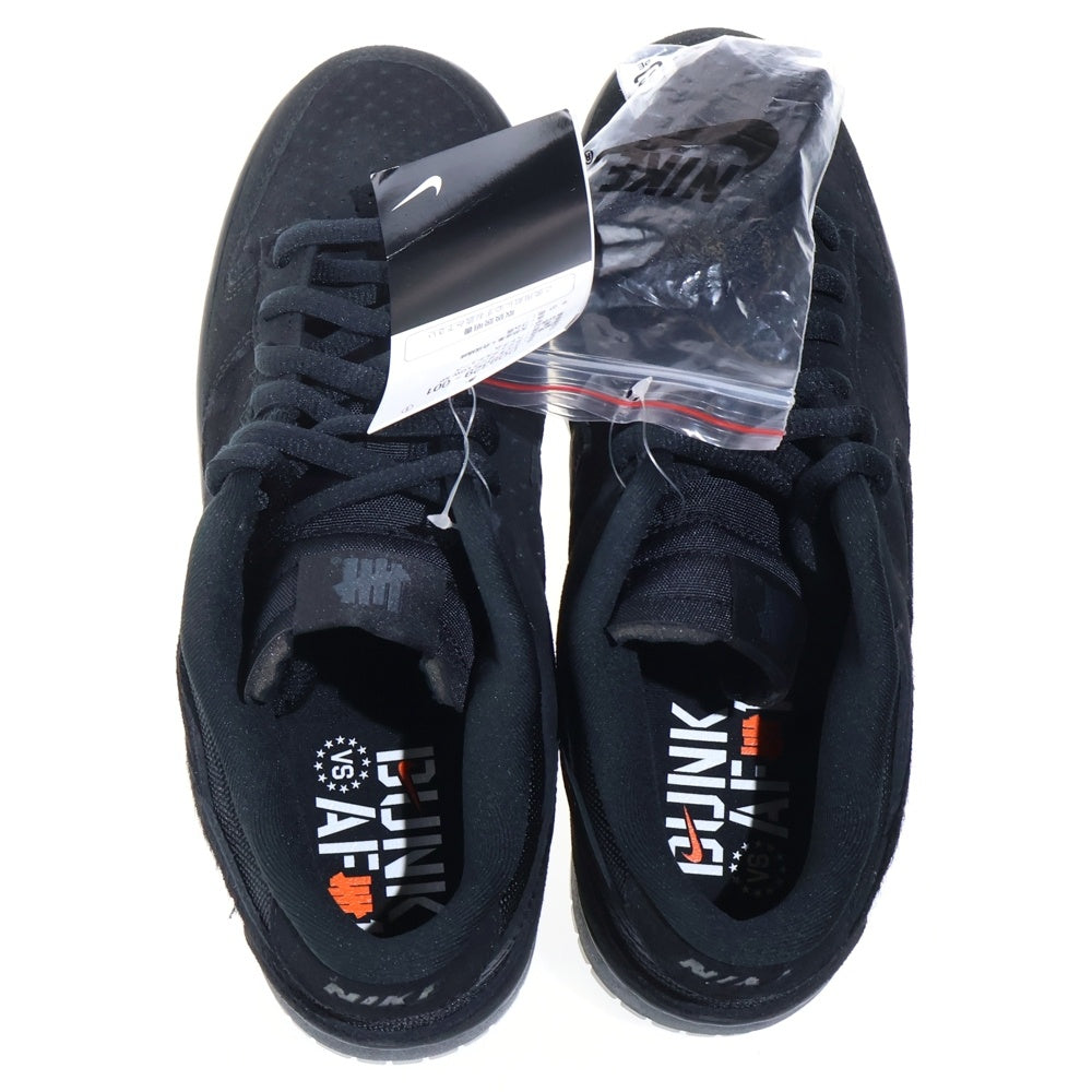 NIKE(ナイキ) ×UNDEFEATED Dunk Low SP 5 ON IT アンディフィーテッド ダンク ロー SP ファイブオンイット ローカットスニーカー ブラック US9/27cm DO9329-001
