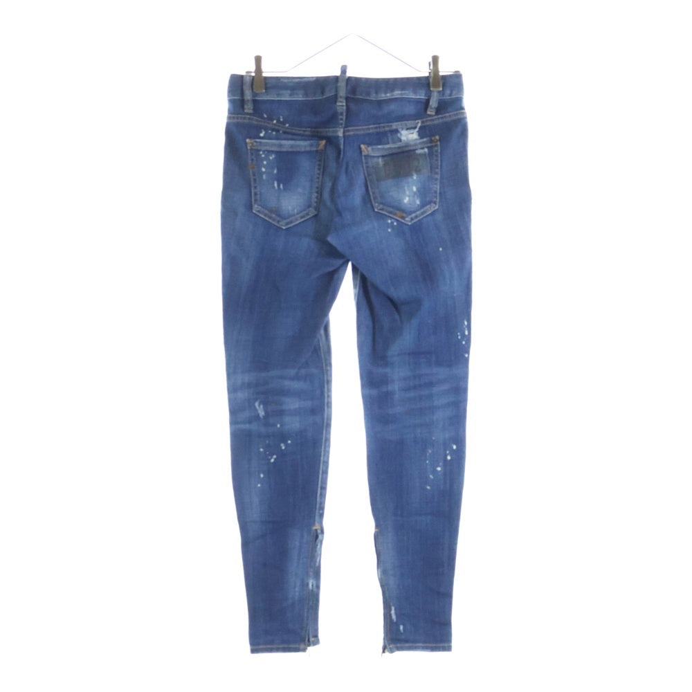 DSQUARED2(ディースクエアード) 18AW SUPER SKINNY JEAN スーパー スキニー ジーンズ デニムパンツ インディゴ レディース S72LB0131 S30342