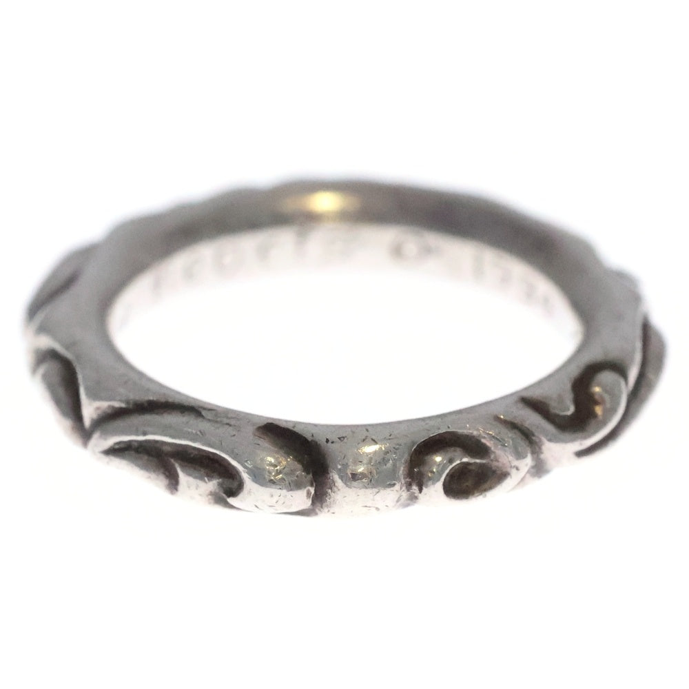CHROME HEARTS(クロムハーツ) SCRL BAND スクロールバンド リング シルバー BCA351