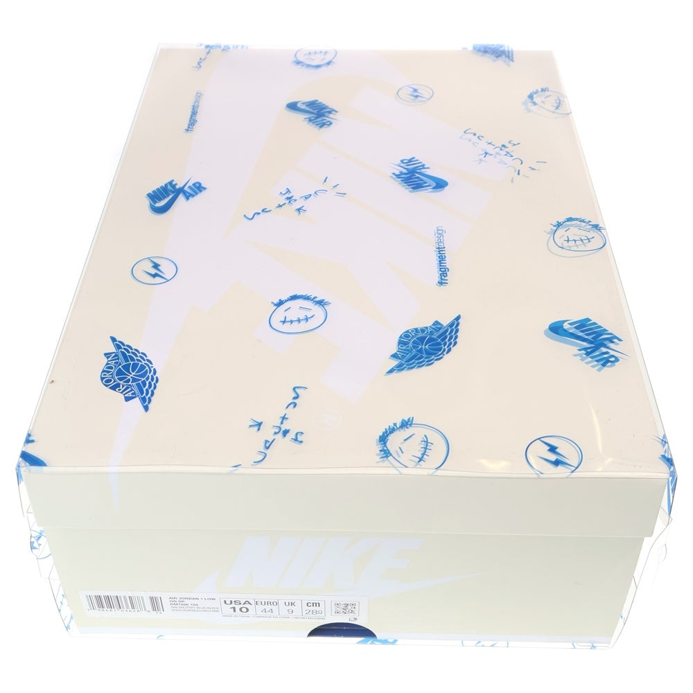 NIKE(ナイキ) AIR JORDAN 1 LOW OG Travis Scott × fragment design エアジョーダン ローカットスニーカー ホワイト/ブルー US10/28cm DM7866-104