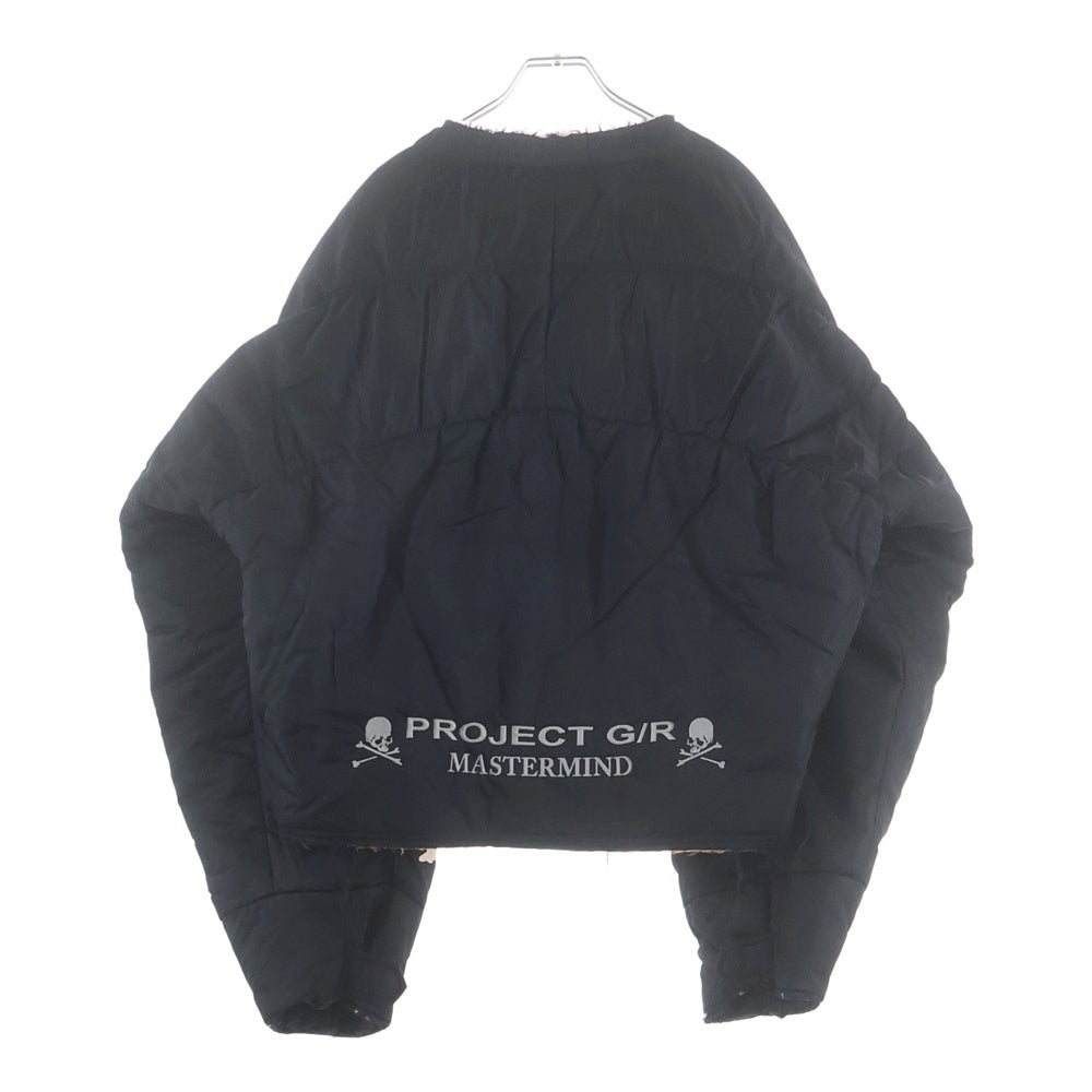 mastermind JAPAN(マスターマインドジャパン) ×PROJECT G/R RECONSTRUCTED BOMBER JACKET プロジェクトジーアール ボンバージャケット MA-1 ブラック