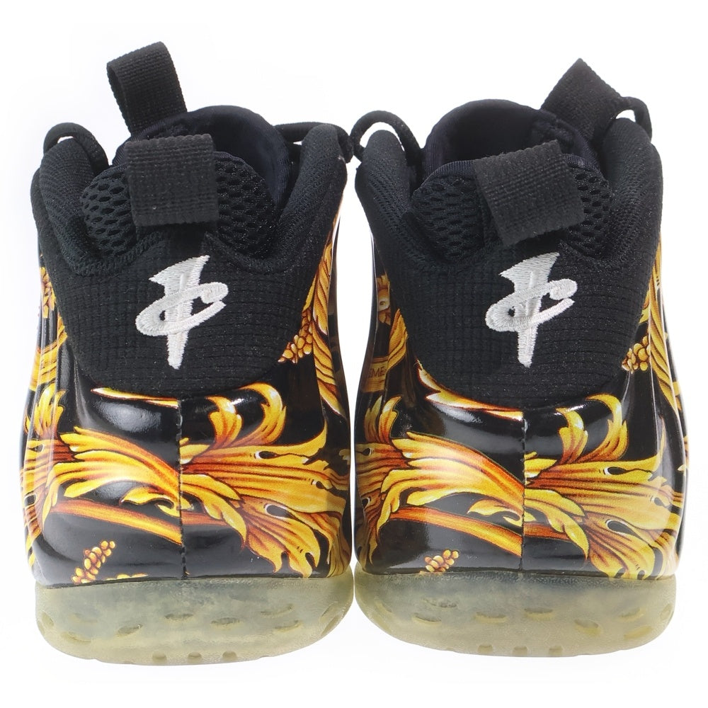 NIKE(ナイキ) 14SS ×SUPREME AIR FOAMPOSITE 1 SUPREME SP エアフォームポジット シュプリーム ハイカットスニーカー ブラック US10.5/28.5cm 652792-001