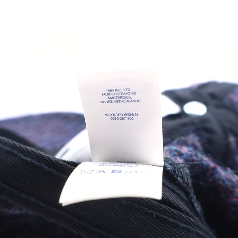 SUPREME(シュプリーム) 24AW Harris Tweed 6Panel Cap ハリスツイード 6パネル キャップ パープル