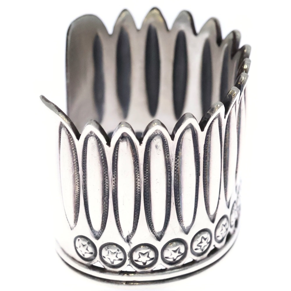 CODY SANDERSON(コディーサンダーソン) FEATHER HEAD STAR CUFF フェザーヘッドスターバングル シルバー