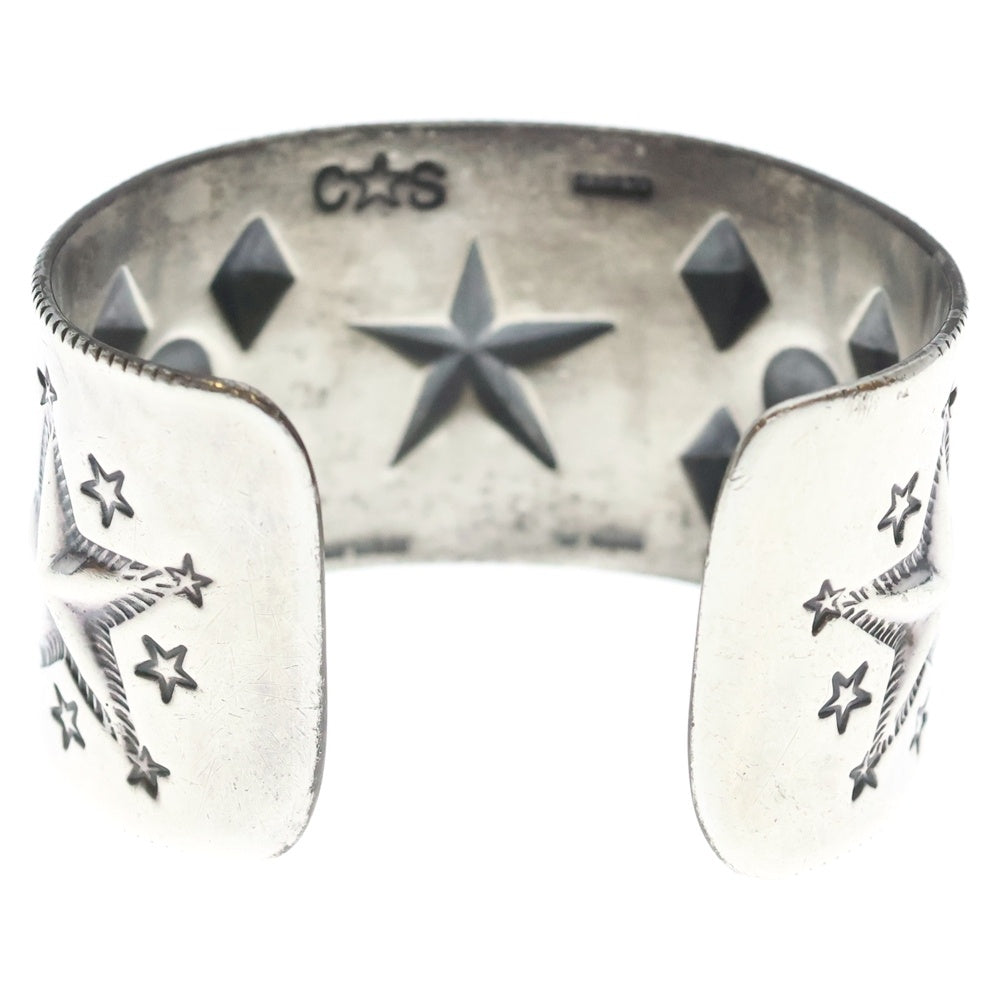 CODY SANDERSON(コディーサンダーソン) 1.5INCH MULTI SHERIFF STAR CUFFS マルチシェリフスター バングル ブレスレット シルバー
