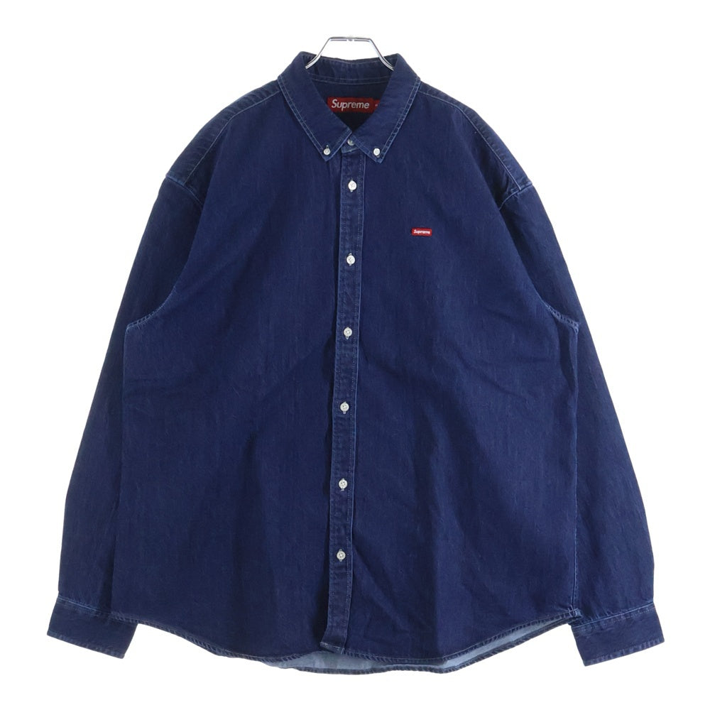 SUPREME(シュプリーム) 25AW Small Box Denim Shirt スモールボックスロゴ 長袖デニムシャツ インディゴ