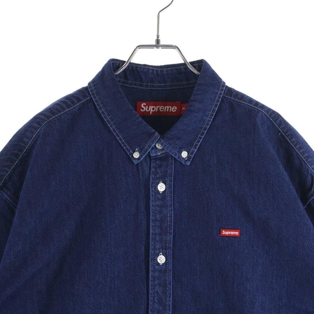 SUPREME(シュプリーム) 25AW Small Box Denim Shirt スモールボックスロゴ 長袖デニムシャツ インディゴ