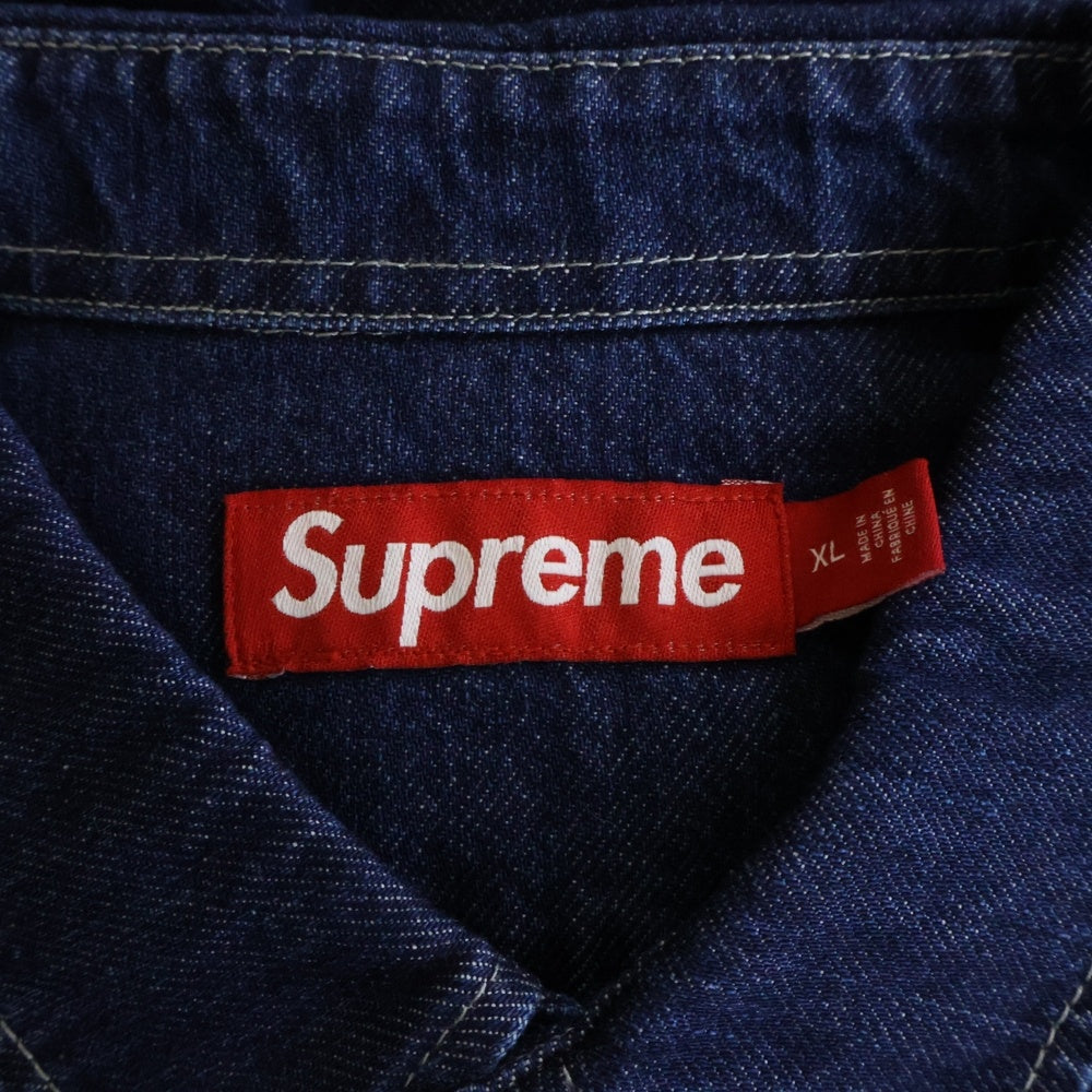 SUPREME(シュプリーム) 25AW Small Box Denim Shirt スモールボックスロゴ 長袖デニムシャツ インディゴ