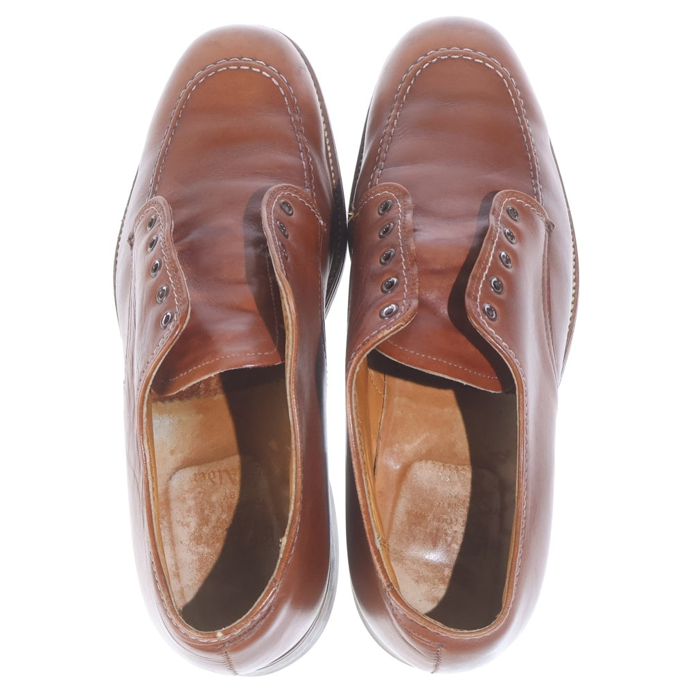 Alden(オールデン) Uチップ レザーシューズ ローファー 革靴 ブラウン 8 1/2