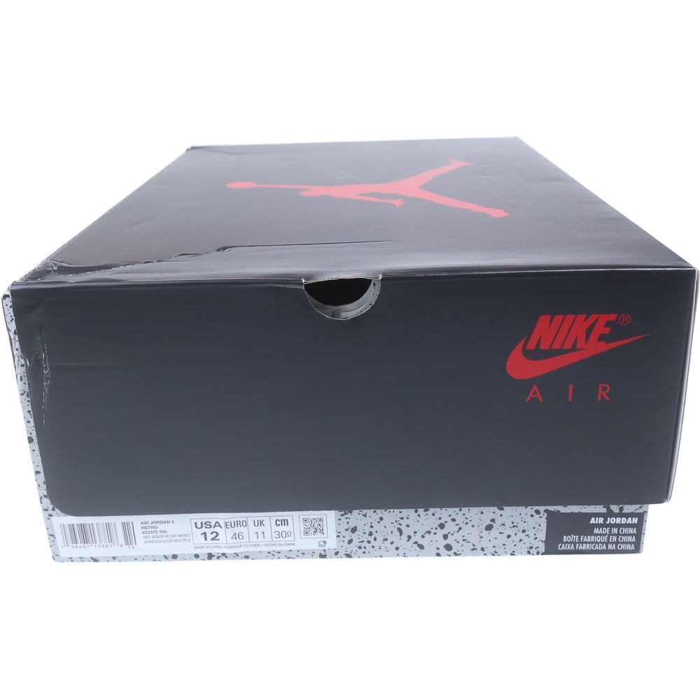 NIKE(ナイキ) AIR JORDAN 5 RETRO TOKYO 23 IO3372-700 エアジョーダン5 トキョウ23 ミッドカットスニーカー イエロー US12/30cm