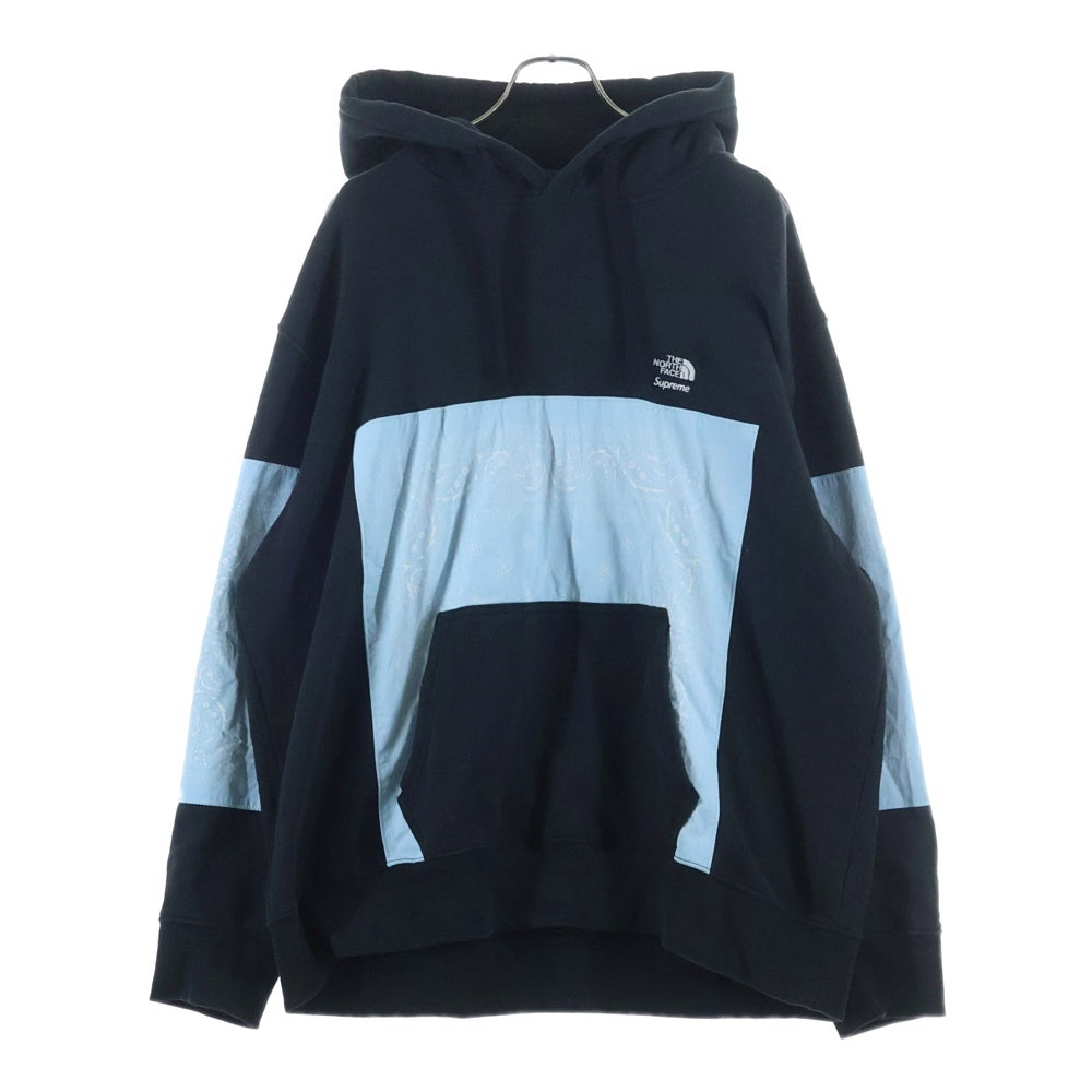 SUPREME(シュプリーム) 22SS ×THE NORTH FACE ザノースフェイス バンダナ スウェットパーカー ブラック NT02208I