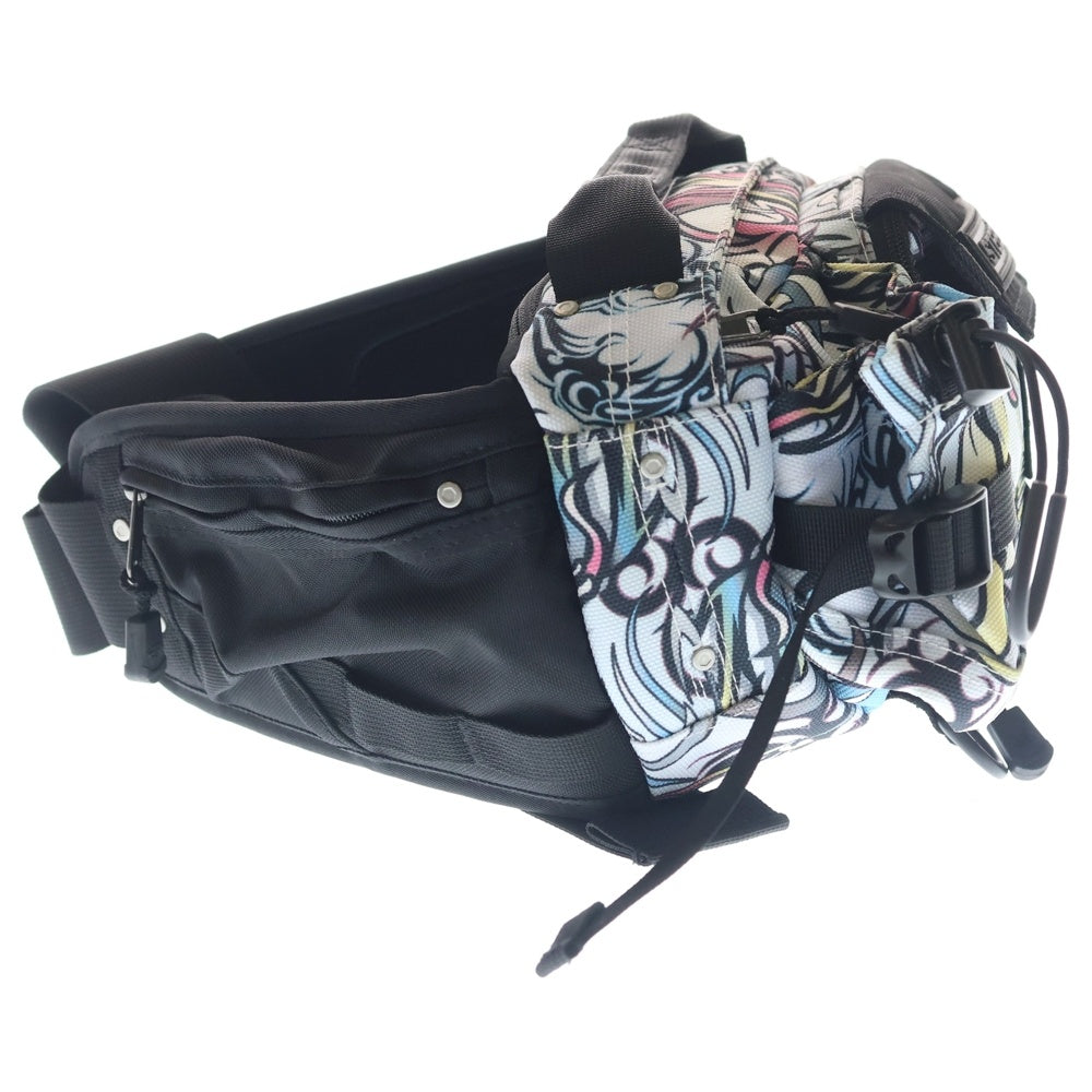 SUPREME(シュプリーム) 22AW ×THE NORTH FACE Steep Tech Waist Bag Multicolor Dragon スティープテックウエストバッグ マルチカラードラゴン ノースフェイス