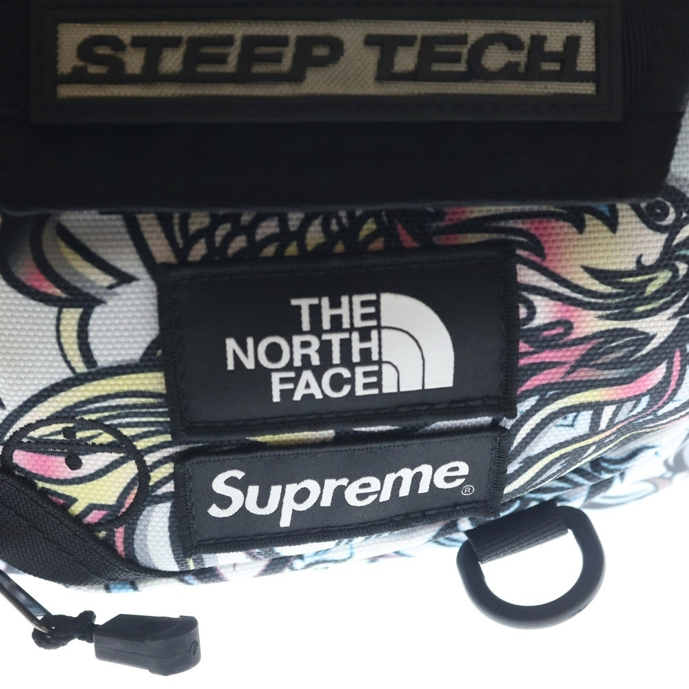 SUPREME(シュプリーム) 22AW ×THE NORTH FACE Steep Tech Waist Bag Multicolor Dragon スティープテックウエストバッグ マルチカラードラゴン ノースフェイス