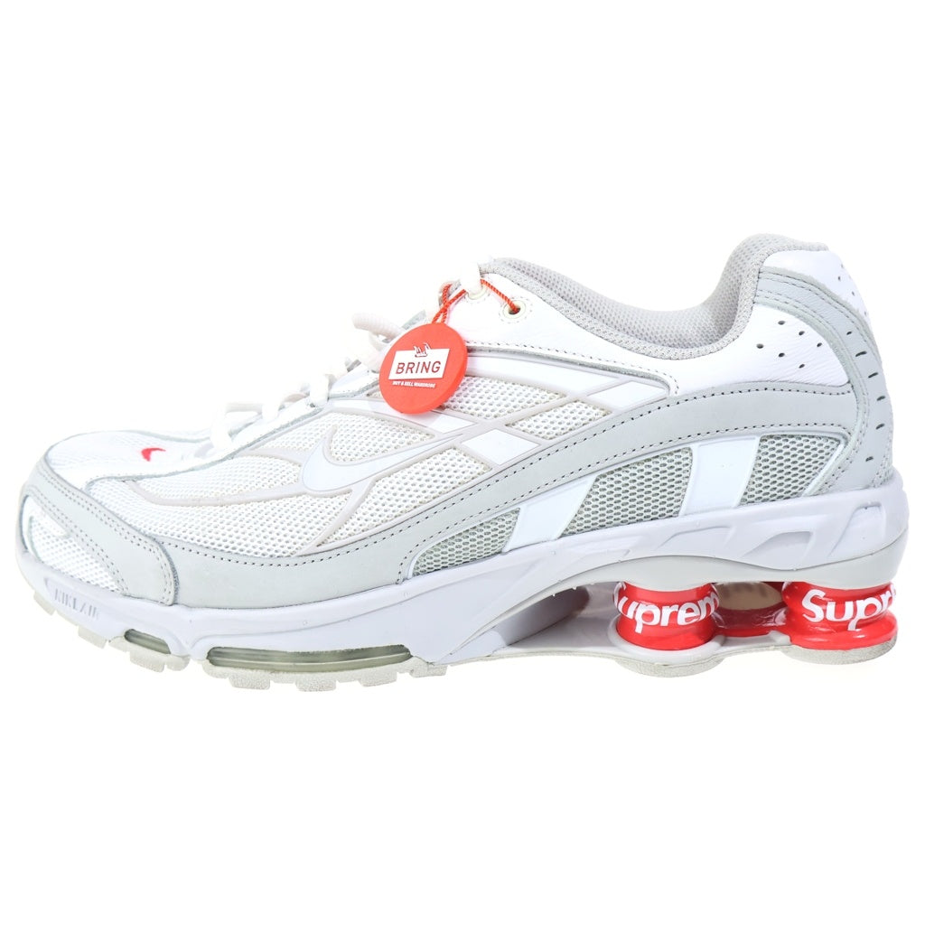 SUPREME(シュプリーム) 22SS ×NIKE SHOX RIDE 2 SP DN1615-100 ナイキ ショックスライド2 スニーカー シューズ ホワイト/グレー/レッド US10.5/28.5cm